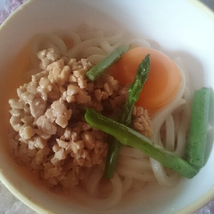 洋風チーズ味!釜玉うどん